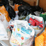 Food donations from students at Ardleigh Green campus New City College for local foodbanks