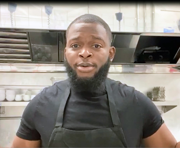 Victor Okunowo is the head chef of London’s Talking Drum restaurant and was a semi-finalist of Masterchef: The Professionals 2020. He studied Professional Cookery and Restaurant Management at New City College's Redbridge College in Chadwell Heath.