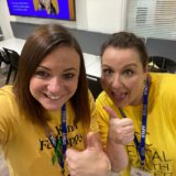 New City College students got into the spirit of Hello Yellow World Mental Health Day by joining fun activities to support each other and help with their wellbeing.