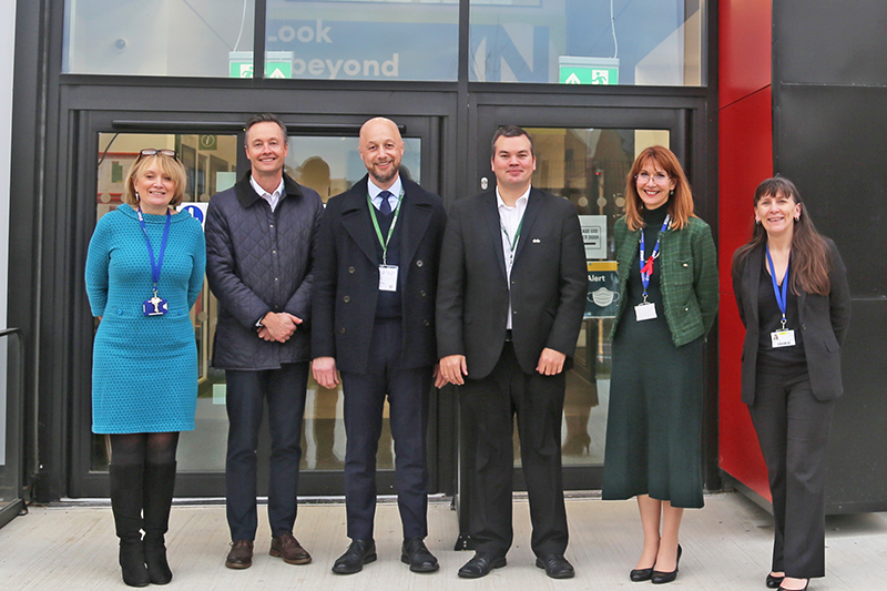 Havering’s Deputy Leader of the Council and two Education officers met students and viewed the facilities at New City College’s new construction and engineering centre in Rainham