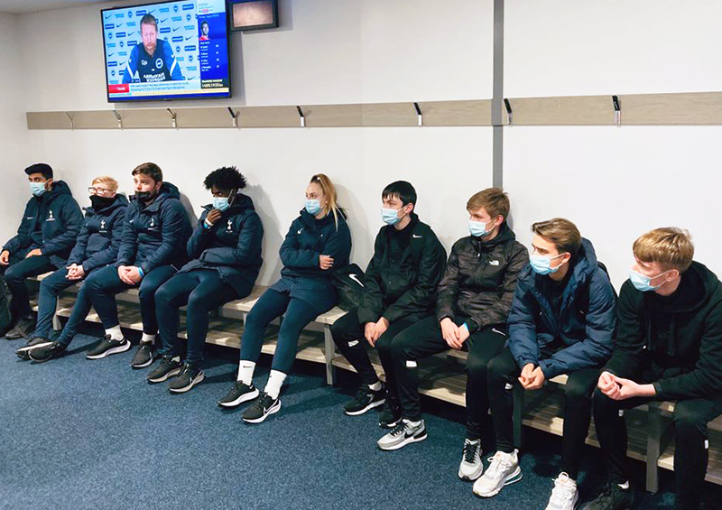 New City College Sport students had the chance to get pitchside when they were chosen to be ball boys and girls for a Spurs v Blackburn Rovers U23 match.