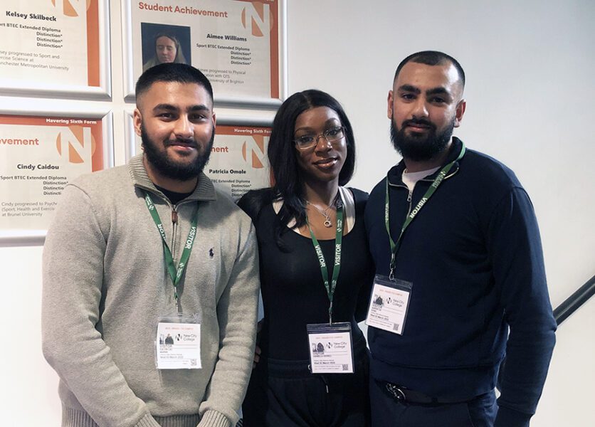Six alumni from New City College Havering Sixth Form returned to encourage and motivate current students with insight into future careers as the college marks its 30th anniversary