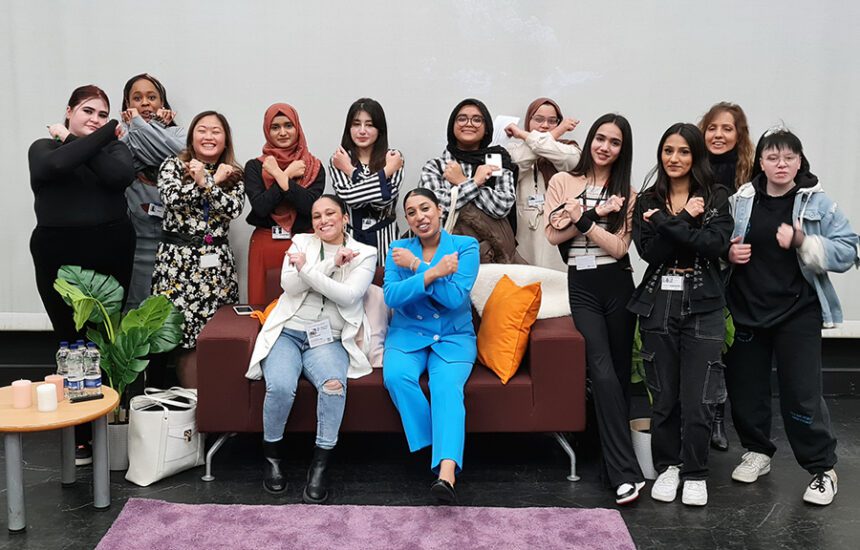 Students and staff celebrated International Women’s Day at New City College with a host of influential female speakers, who shared uplifting stories of their lives and the challenges they have faced.