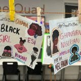 The New City College community marked Black History Month with a variety of student events on the theme of Time for Change: Action not Words.