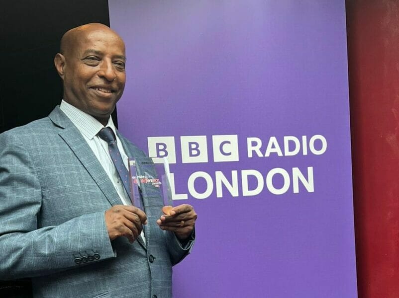 A New City College teacher has been honoured in the BBC Radio London’s Make A Difference Awards for his fundraising efforts to support struggling families in East London.