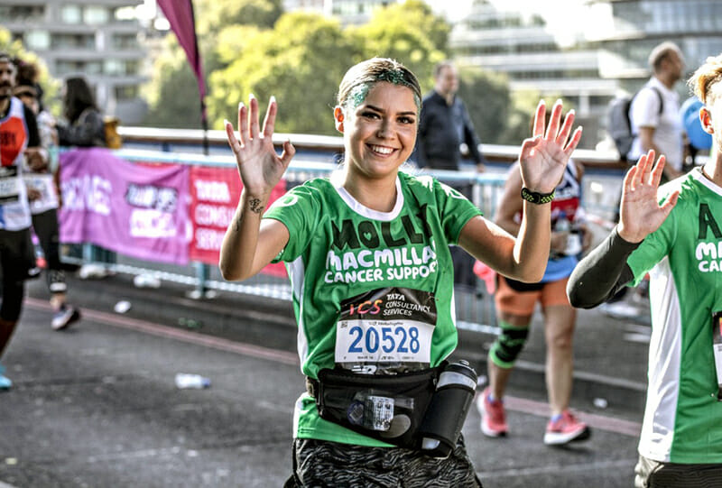 Sport star Molly’s marathon for Macmillan