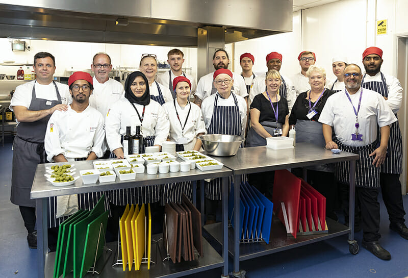 Celebrity chef Angela Hartnett joins students for grand reopening of Rouge Restaurant
